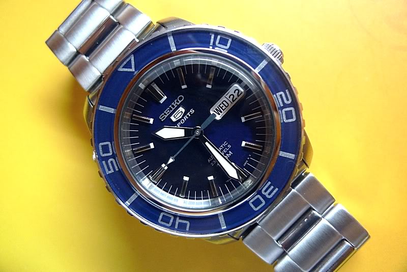 Blue FFF snzh53 mod The Seiko Section RWG Replica Watch Guide